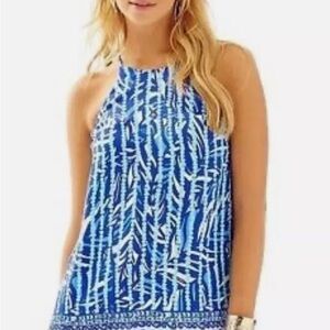 Lilly Samba silk Halter style Top